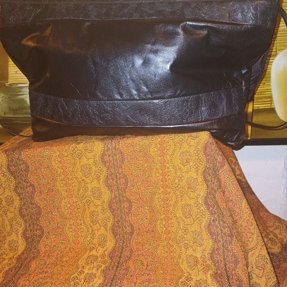 Vintage large envelope handbag 1970-80's - Picture 2 of 14